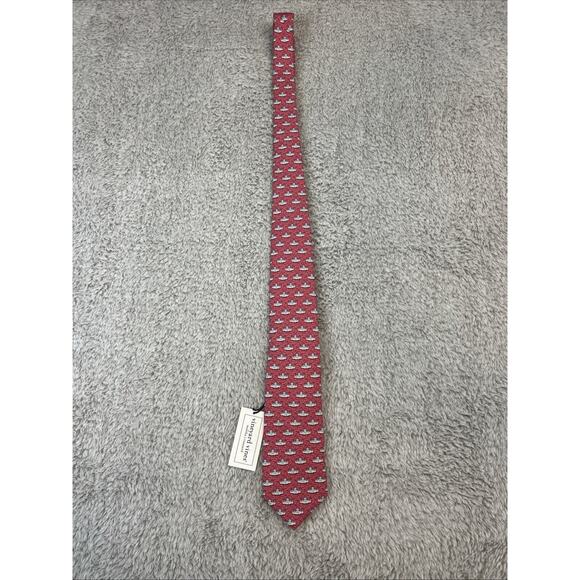 vineyard vines Martha’s Vineyard Custom Coll Silk Tie Geometric Print Court H - Picture 1 of 7